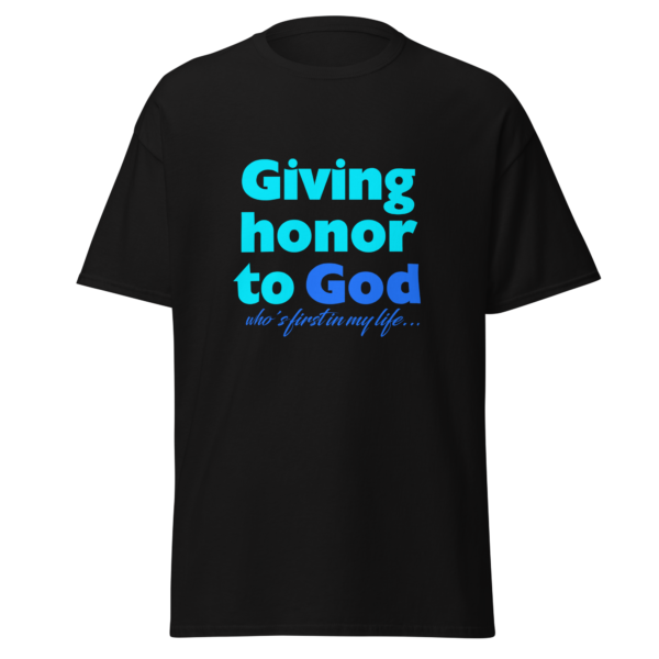 Giving Honor to God Tee - Image 3