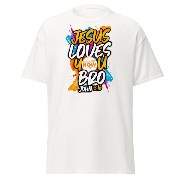 Jesus Loves You Bro Tee - Image 3